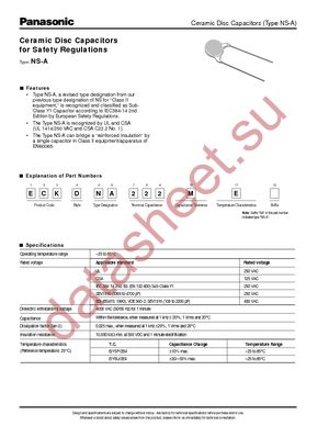 ECK-DNA101MB datasheet  